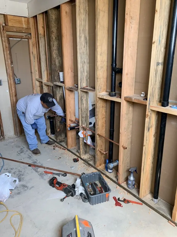 Commercial rough-in plumbing for Commercial Plumbing in Wenham Neck
